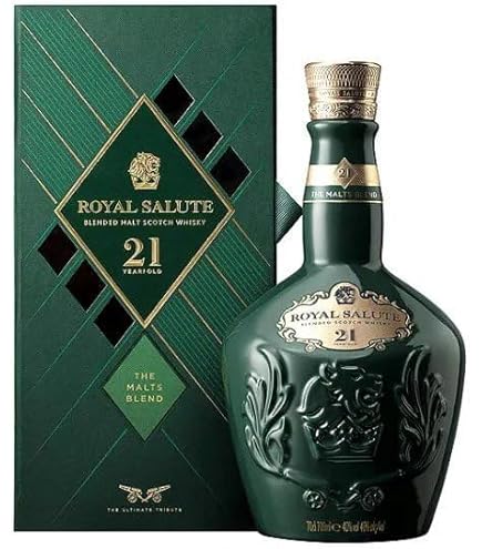 Amazon.co.jp: ロイヤルサルート 21年 青ボトル (シーバスリーガル) 40